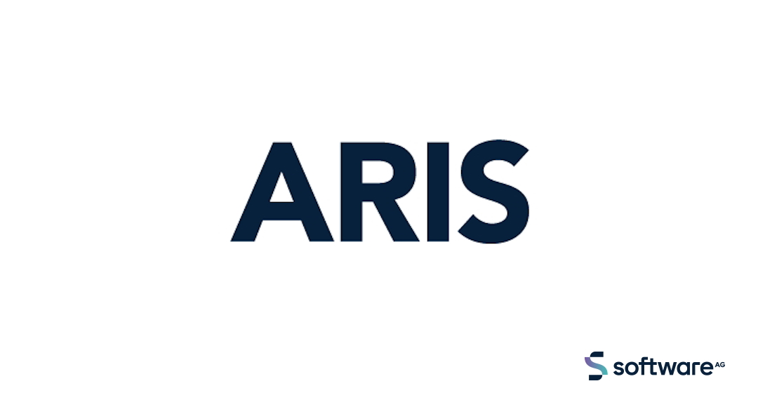 Logo, das das Wort ARIS auf weißem Hintergrund zeigt.