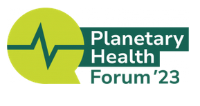 Das Bild zeigt das Logo des Planetary Health Forums 2023